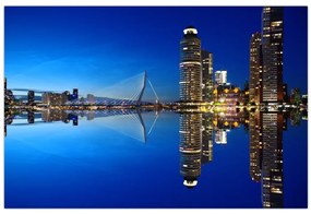 Tablou - Rotterdam nocturn (90x60 cm)