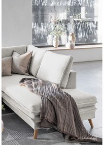 Colțar bej extensibil (cu colț pe partea dreaptă) Charming Charlie – Miuform