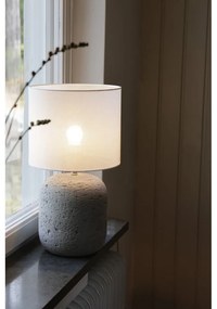 Veioză gri cu abajur textil (înălțime 44 cm) Montagna – Markslöjd