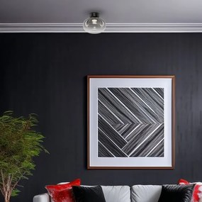 Plafonieră LED VASO LED/4W/230V d. 18 cm fumuriu