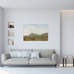 Tablou - Simon Denis,  View Near Naples, reproducere (90x60 cm)