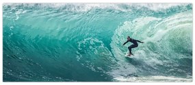 Tablou cu surferi (120x50 cm)