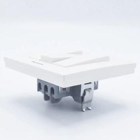 Intrerupator triplu Karre Plus Panasonic, ST, alb