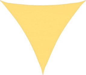 vidaXL Pânză parasolar, bej, 6x6x6 m, HDPE, 160 g/m²