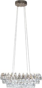 Lustra metal auriu si cristale sticla BARLETTA 60