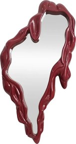 Oglinda de perete decorativa FLUIDUM 150cm rosu