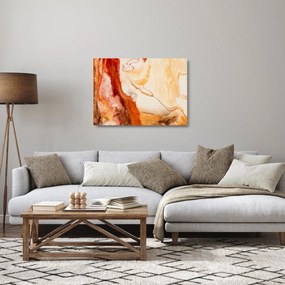 Tablou pe sticlă - Pictură abstractă (70x50 cm)