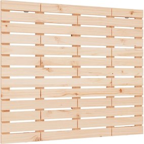 vidaXL Tăblie de pat pentru perete, 126x3x91,5 cm, lemn masiv de pin