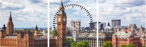 Tablou - Big Ben (cu ceas) (90x30 cm)