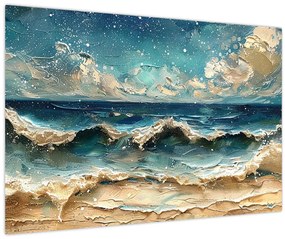 Tablou - Pictura mării (90x60 cm)