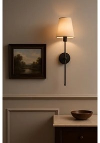 Aplica de perete MADELA 1xE14/40W/230V bej/negru