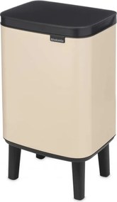 Cos de gunoi Brabantia Bo Small Hi 1010460, 4 l, Deschidere lina si silentioasa, Baza antiderapanta, Bej