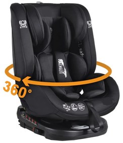 Scaun Auto cu Isofix NOVOKIDS™ Serengenti Deluxe, Rotire 360°, 0-36 kg, Tetiera reglabila pe inaltime, Omologare R-129 i-Size, Centura 5 puncte,