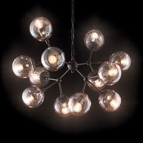 Lustra design industrial cu 12 surse de lumina KEPLER SP12 162201