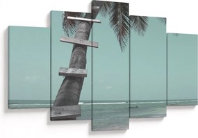 Tablou - Palma în Caraibe (150x105 cm)