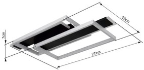 Plafonieră LED Globo 67187-40 FINNLEY LED/40W/230V 62x27 cm