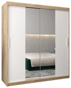 Dulap de haine 180 cm Toki 1 (stejar sonoma + alb mat). 1064926