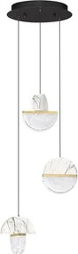 Lustra decorativa cu 3 pendule LED 2700K DORIN