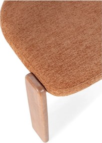 Scaune de dining cărămizii 2 buc. tapițate Nadia – MOME