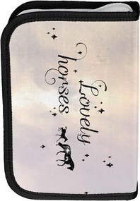 Geantă de școală pentru fete - set din 3 piese - LOVELY HORSES