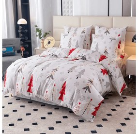 Lenjerie de pat din microfibra flanel JINGLE alb Dimensiune lenjerie de pat: 70 x 90 cm | 140 x 200 cm