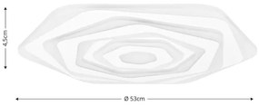 Brilagi - Plafonieră LED reglabilă MODERN LED/85W/230V 3000-6000K + telecomandă