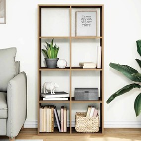 vidaXL Bibliotecă/separator, stejar artizanal, 69,5x29x137,5 cm, lemn