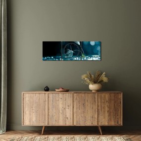 Tablou - Macro (cu ceas) (90x30 cm)