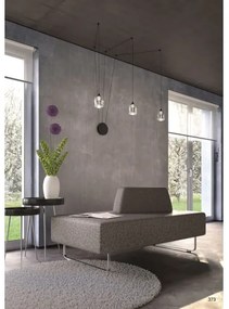 Redo 01-3485 - Aplica de perete LED dimabilă KHADI, 3xLED/5,5W/230V, negru/fumuriu