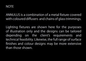 Aplica LED moderna Vision design LUX ANNULUS – WL LEFT