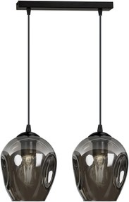 Emibig Istar lampă suspendată 2x60 W negru-grafit 680/2