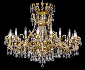 Candelabru XL Cristal Bohemia Exclusive 21 brate LYRA 1420x1100 CE
