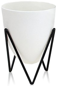 Ghiveci cu auto-udare Tomasucci Poppy, ø 19 cm, alb