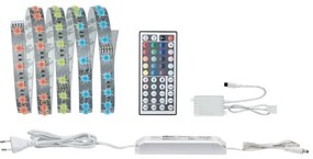 Paulmann 70587 - bandă LED RGB/20W dimerizabilă MAXLED 1,5m 230V + telecomandă