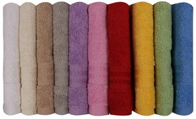 Set 10 Prosoape de Baie / Fata Rainbow, 30x50 cm, 100% Bumbac, 500 gsm, Multicolor
