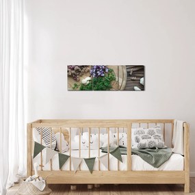 Tablou - Din tocătorul bucătăriei (cu ceas) (90x30 cm)