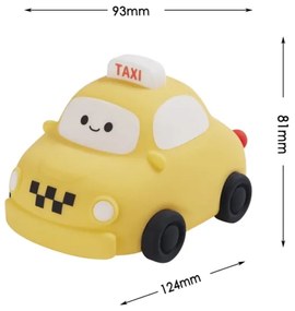Lampă LED tactilă dimabilă pentru copii TAXI LED/1W/5V USB 1200 mAh galben