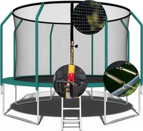 Trambulină de grădină Premium pentru copii cu plasă interioară 13FT - Ø 404 cm