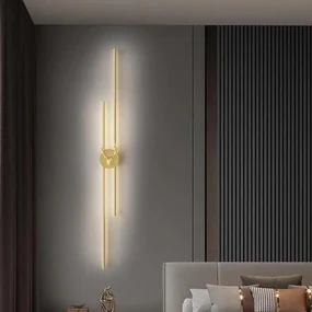 Aplica LED Model B142-600GD – 24 W, finisaj auriu, 3 tipuri de lumină