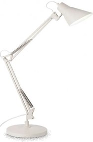 Lampa de birou cu brat articulat SALLY TL1 TOTAL WHITE