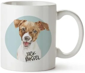 Bohemia Gifts Cană ceramică - Jack Russel, 350 ml