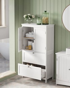 Dulap baie LAVORANO 110x60 cm, alb