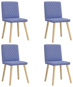 vidaXL Scaune de sufragerie 4 buc țesătură Jeans Blue