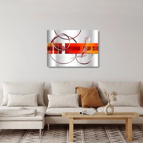 Tablou pe sticlă abstract (70x50 cm)