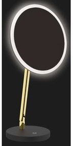Deante ADI_Z812-LED Oglindă cosmetică reîncărcabilă pentru baie SILIA, LED 5 V, 5000 mAh, 2700–6500 K, IP44