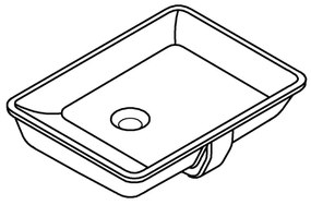 GROHE 3948000H - Lavoar CUBE CERAMIC 492 × 370 mm ceramică/alb