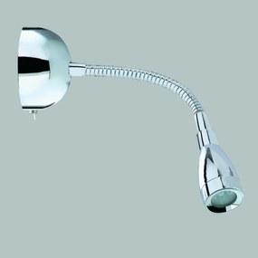 Aplica cu reader LED design minimalist Wall crom 9917CC SRT