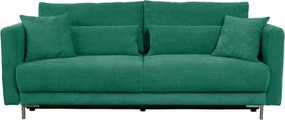 Canapea extensibila 3 locuri verde RICO, stofa catifelata - Monolith 3
