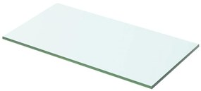 vidaXL Raft din sticlă transparentă, 50 x 20 cm