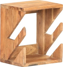 vidaXL Suport skateboard de perete 25x20x30 cm lemn masiv de acacia